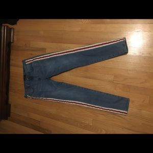 Pacson jeans “red and white stripe” 31-32